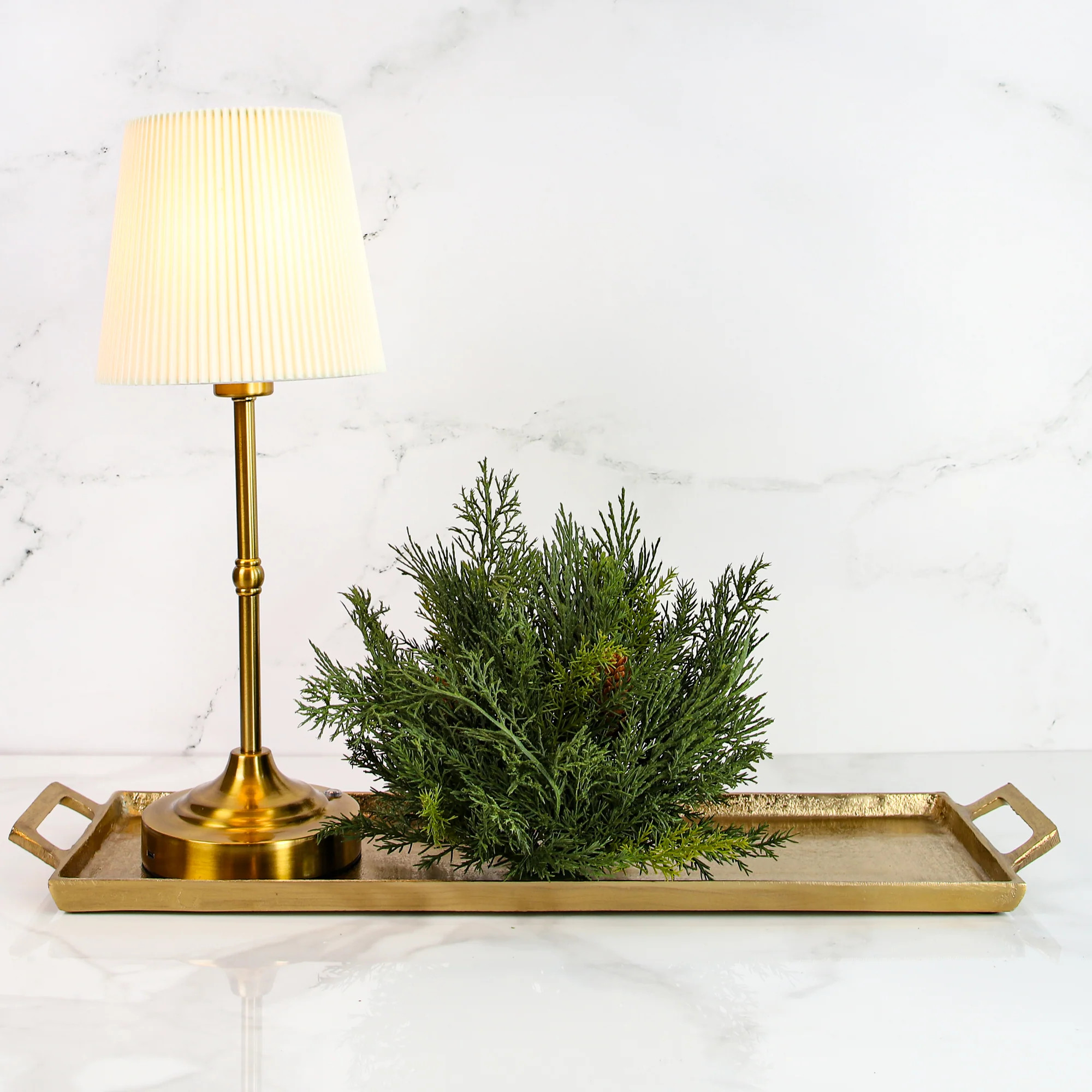 Advent Greens Pouf- 11in | Interior Delights