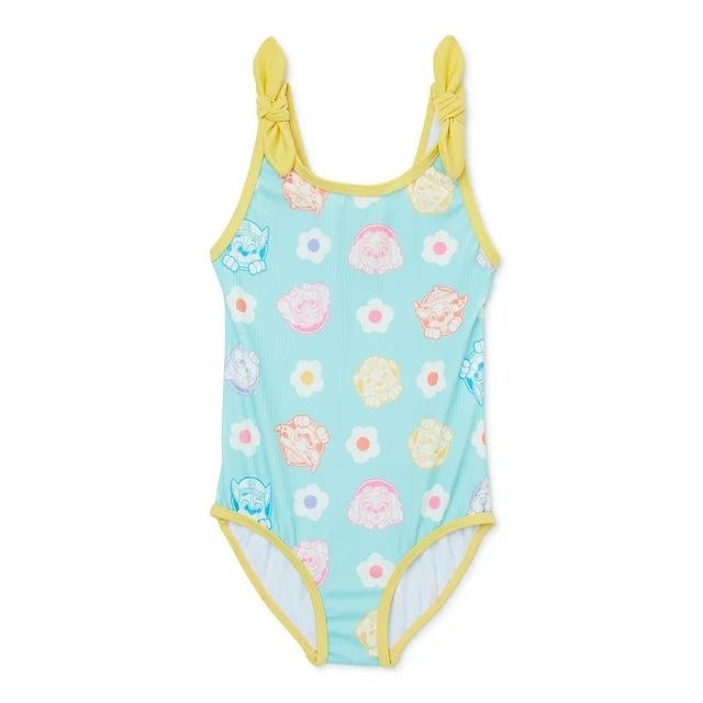 Toddler Girl Character One-Piece Swimsuit, Sizes 12M-5T | Walmart (US)