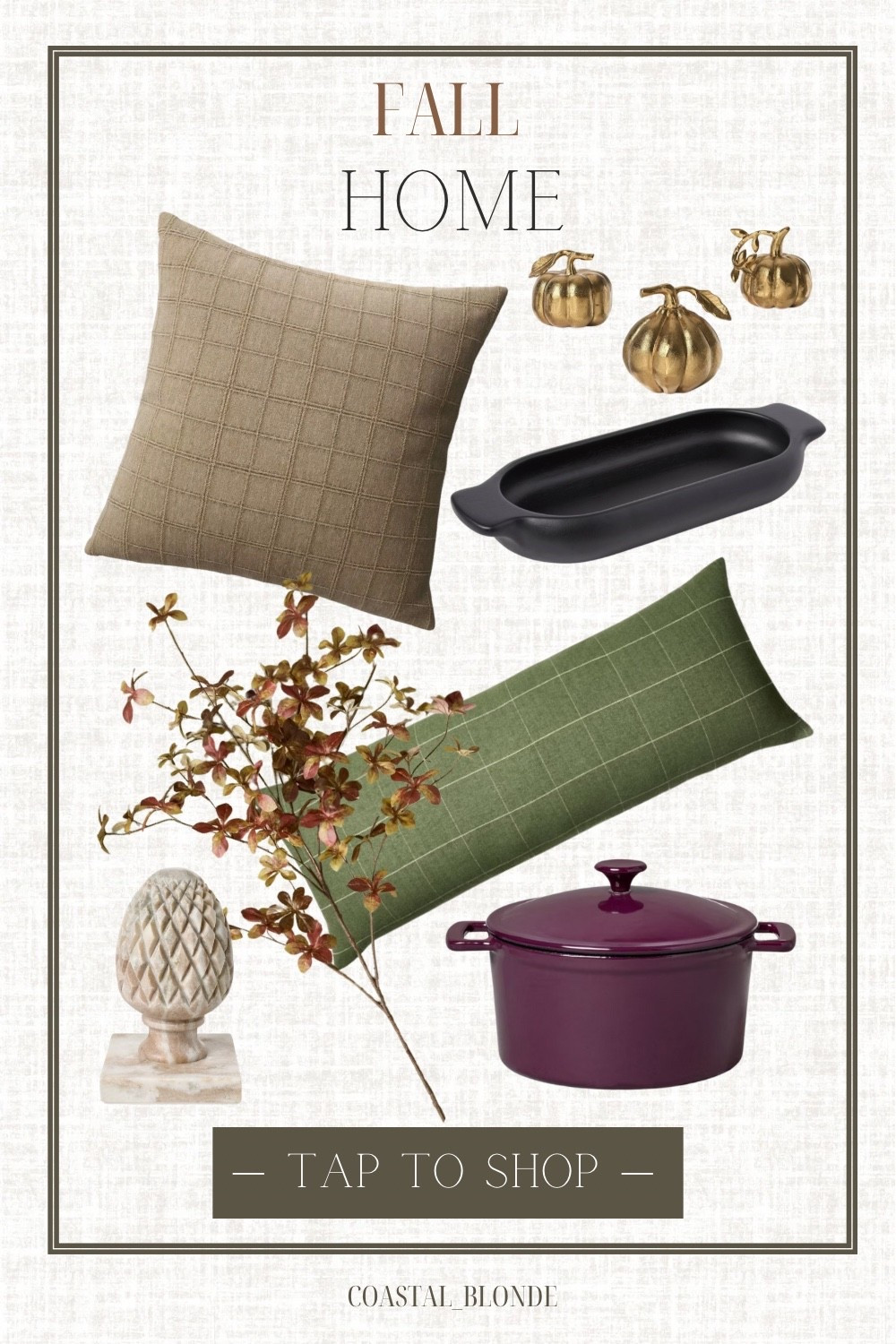 Fall home decor 
Pillow 
Fall greenery plants
Crockpot 
Pumpkins 
Targets finds home 

#LTKSeasonal #LTKHome #LTKFindsUnder100