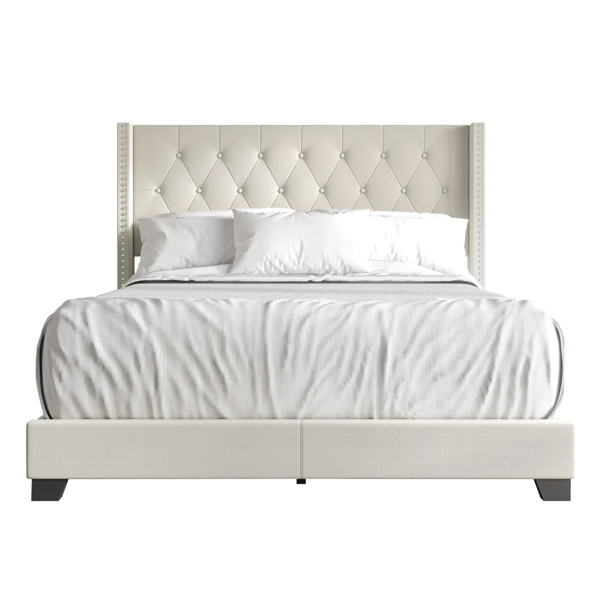 Elysian Upholstered Wingback Bed | Wayfair North America