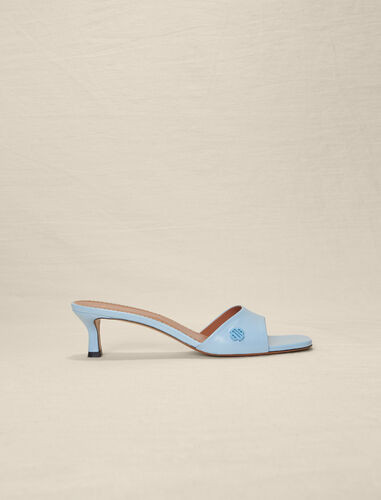 Leather mules | Maje US