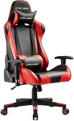 Gtracing Gaming Chair Racing Office Computer Ergonomic Video Game Chair Backrest and Seat Height ... | Amazon (US)