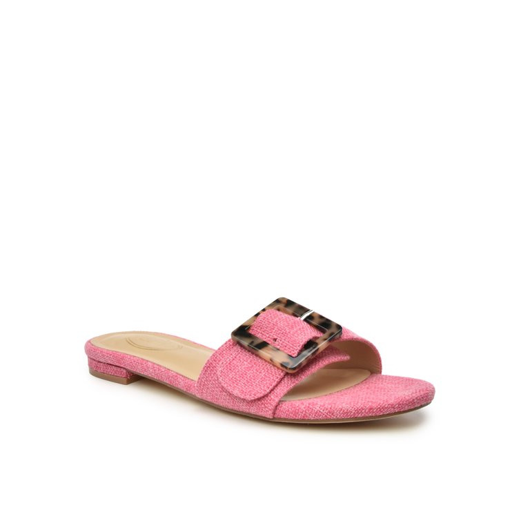 Scoop Women's Buckle Slide Sandals - Walmart.com | Walmart (US)