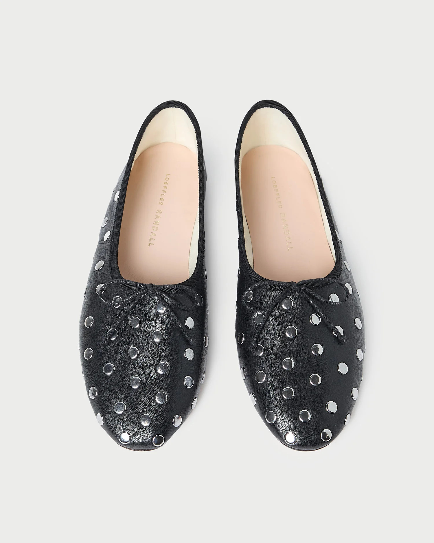 Landon Black/Silver Ballet Flat | Loeffler Randall