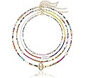Wellike Colorful Beaded Necklace for Women Freshwater Beaded Pearl Choker Necklace Evil Eye Pearl... | Amazon (US)