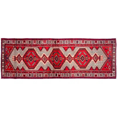 Caidance One-of-a-Kind 3'3" x 10' 1970s Area Rug in Red/Gray | Wayfair North America
