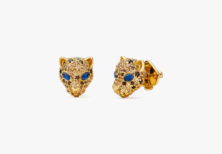 Fierce Leopard Studs | Kate Spade (US)