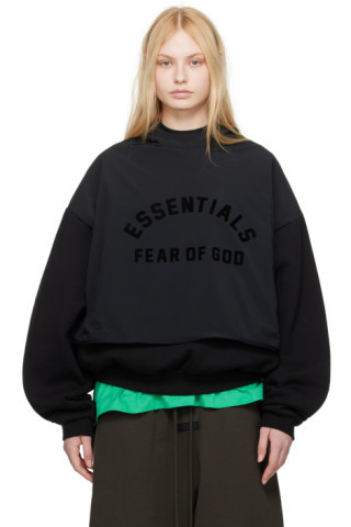 Black Bonded Hoodie | SSENSE