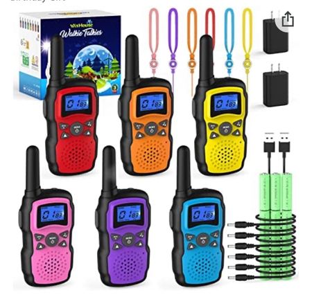 We are in the market for new walkie talkies- these have thousands of five star reviews! We use ours to let the kids play with the neighborhood kids or go on short walks and I can summon them back without waking the babies 😆 on sale for $71 for a six pack! 


#christmas #christmas2022 #christmasgifts #giftsforkids #christmasgiftforkids #bestchristmasgifts


#LTKCyberweek #LTKGiftGuide #LTKsalealert