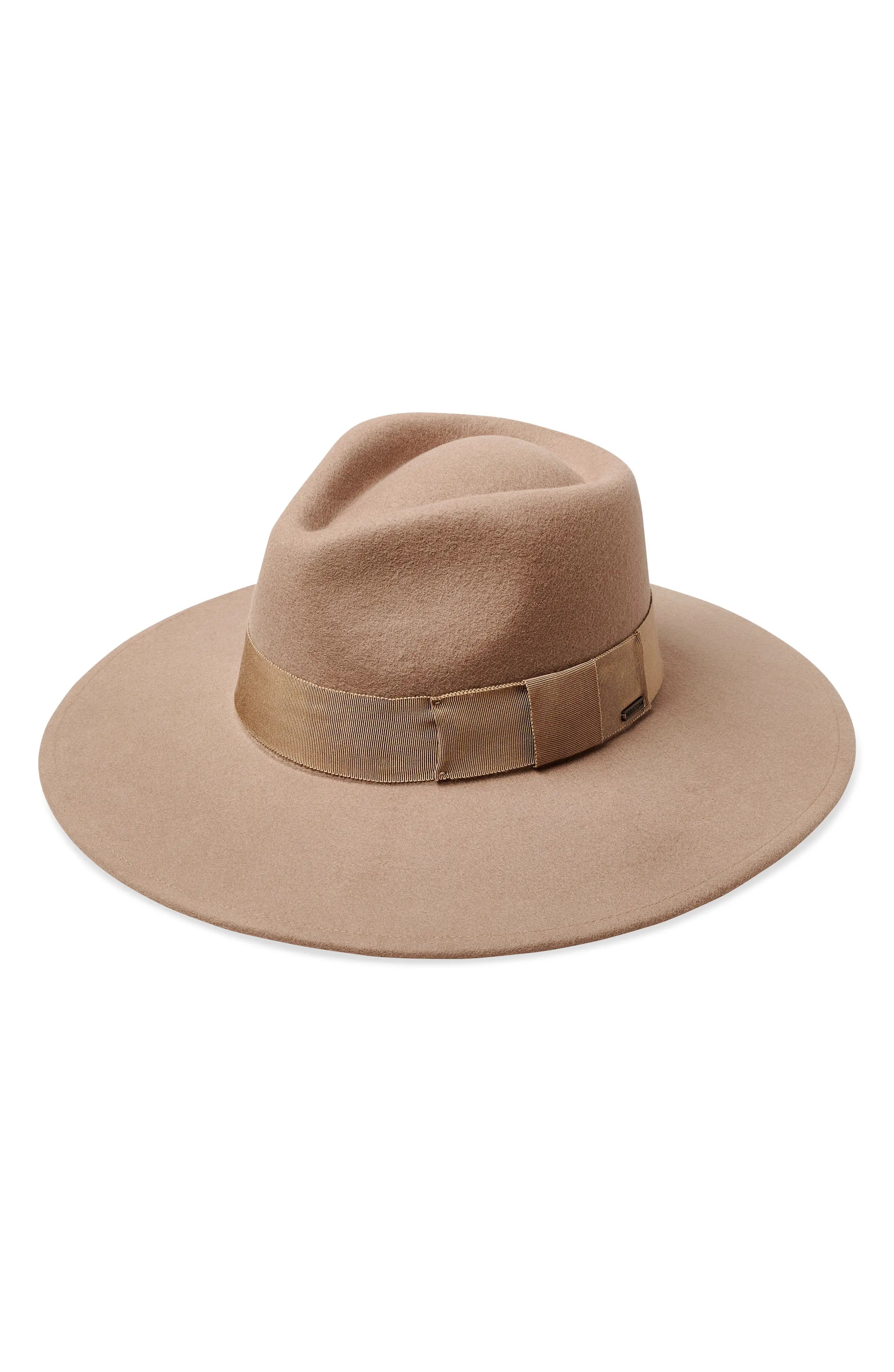 Brixton Joanna Felted Wool Hat, Size X-Small in Light Tan at Nordstrom | Nordstrom