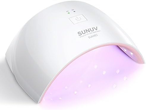 UV LED Nail Lamp,SUNUV Gel UV Light Nail Dryer for Gel Nail Polish 24W Curing Lamp with Sensor 2 ... | Amazon (US)
