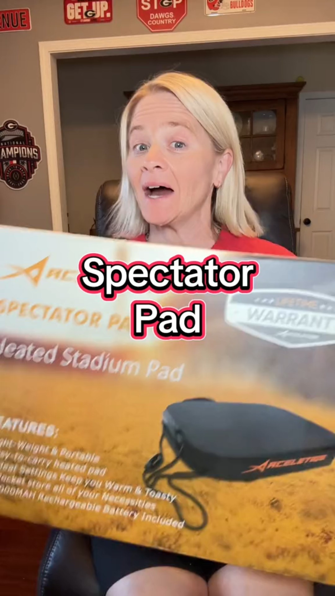 Enjoy warmth and comfort anywhere with the Aceletiqs Heated Spectator Pad—perfect for stadiums, camping, and outdoor events! 

 #LTKSeasonal #LTKActive #LTKOver40