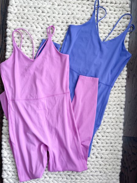 Restocked again in purple in most sizes (purple & cobalt pictured here)—these will go so fast! Under $40 & they are very comparable to my alo yoga + Lululemon jumpsuits. TTS, but very stretchy. I got size XS. Typically size 0/2 & 32 C 

Viral Target Bodysuit - Bodysuit - Onesie - Joylab Bodysuit - All In Motion Bodysuit - Tiktok Viral 

#bodysuit #joylab #fitnessfashion
#jumpsuit #targetbodysuit #lululemondupe 

#LTKunder50 #LTKstyletip #LTKfit