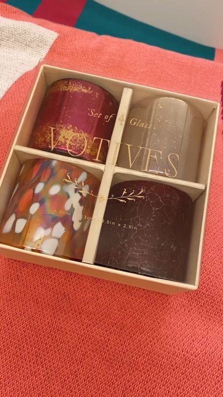 Cute set of votive candles at Anthro as part of cyber week deals! Great as a whole gift or break it up into separate gifts! 

#LTKHoliday #LTKCyberweek #LTKGiftGuide