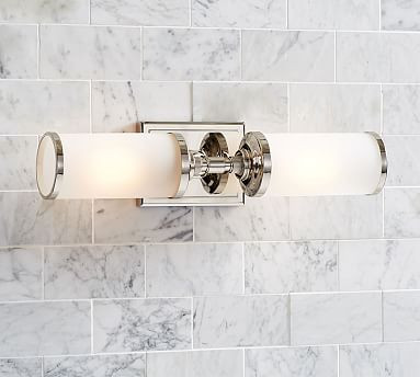 Benchwright Double Horizontal Sconce | Pottery Barn (US)