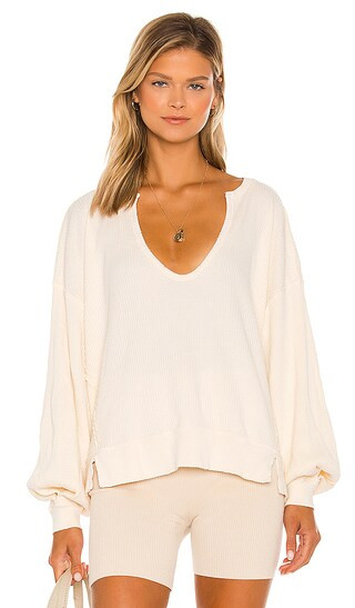 Buttercup Thermal Top in Ecru | Revolve Clothing (Global)