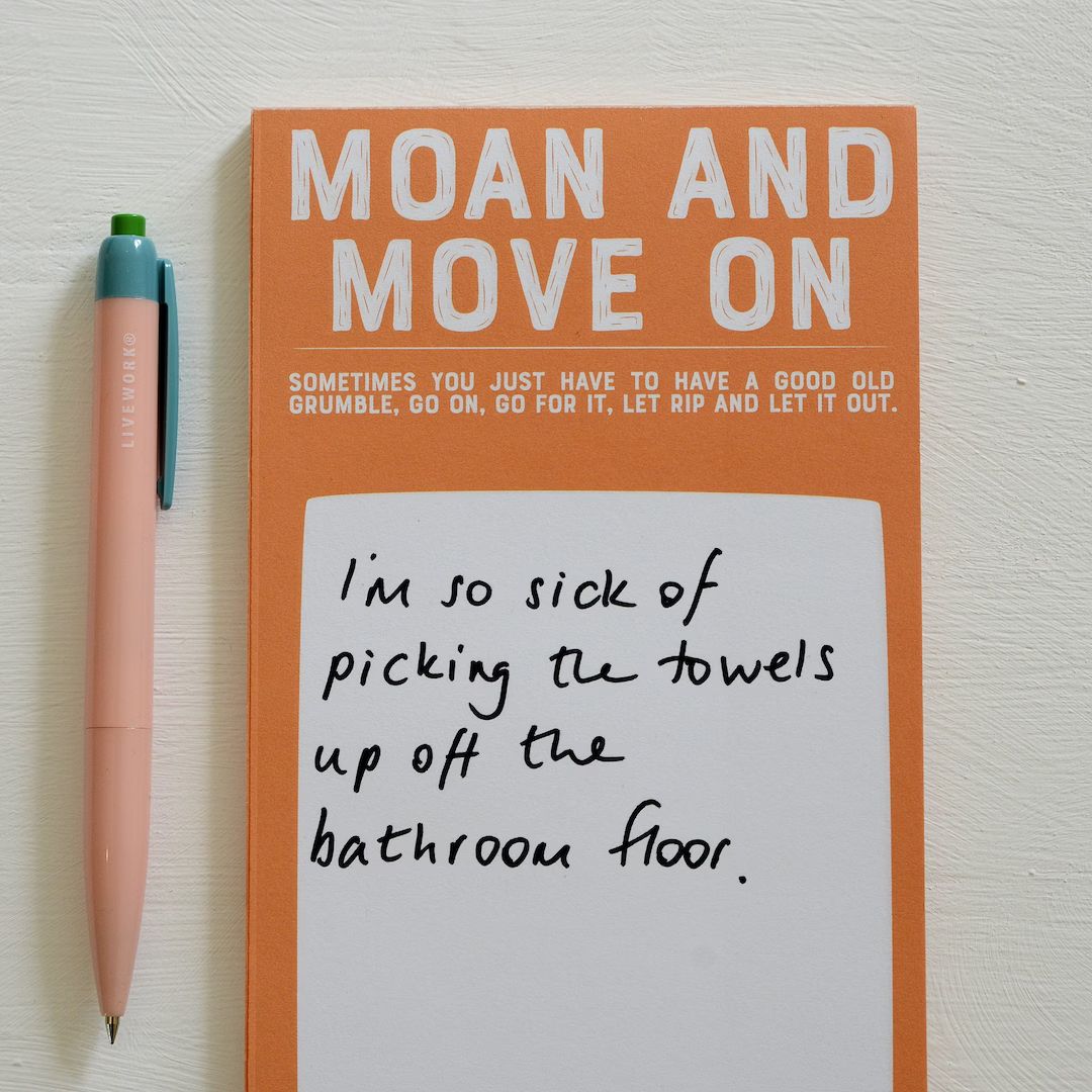 Mindfulness Journal Moan and Move on Note Pad Funny - Etsy | Etsy (US)