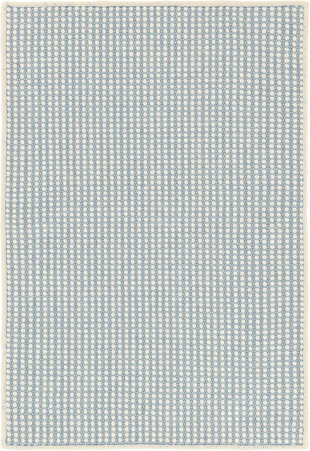 Dash and Albert Pixel Sisal & Wool Area Rug - 2' x 3' Sky Blue Spotted Woven Accent Rug - Durable... | Amazon (US)