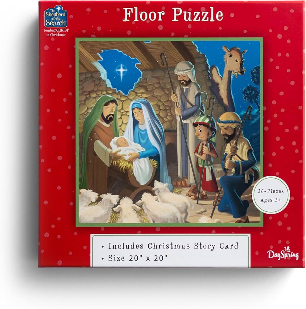 The Shepherd on the Search - Finding Christ in Christmas - 36 Piece Floor Puzzle | Amazon (US)
