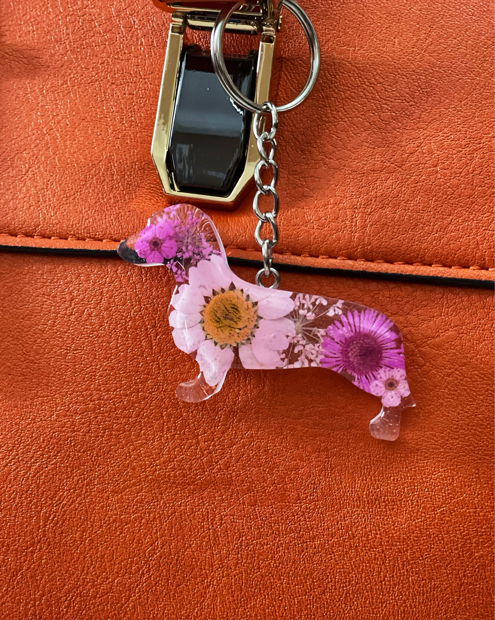Beautiful dachshund keychain.  Anyone ready for spring? doxies your purse, keys, whatever with this gorgeous doxie keychain.
#doxiefinds #dachshundmom 

#LTKGiftGuide #LTKPets #LTKHome