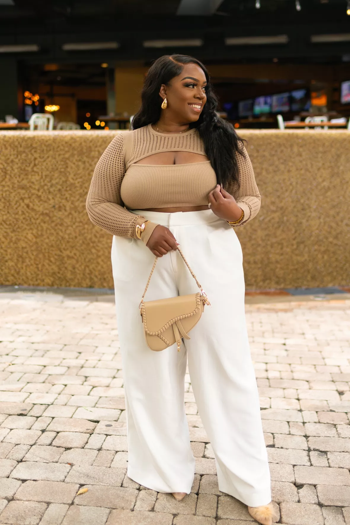 Heyda Top in Beige curated on LTK