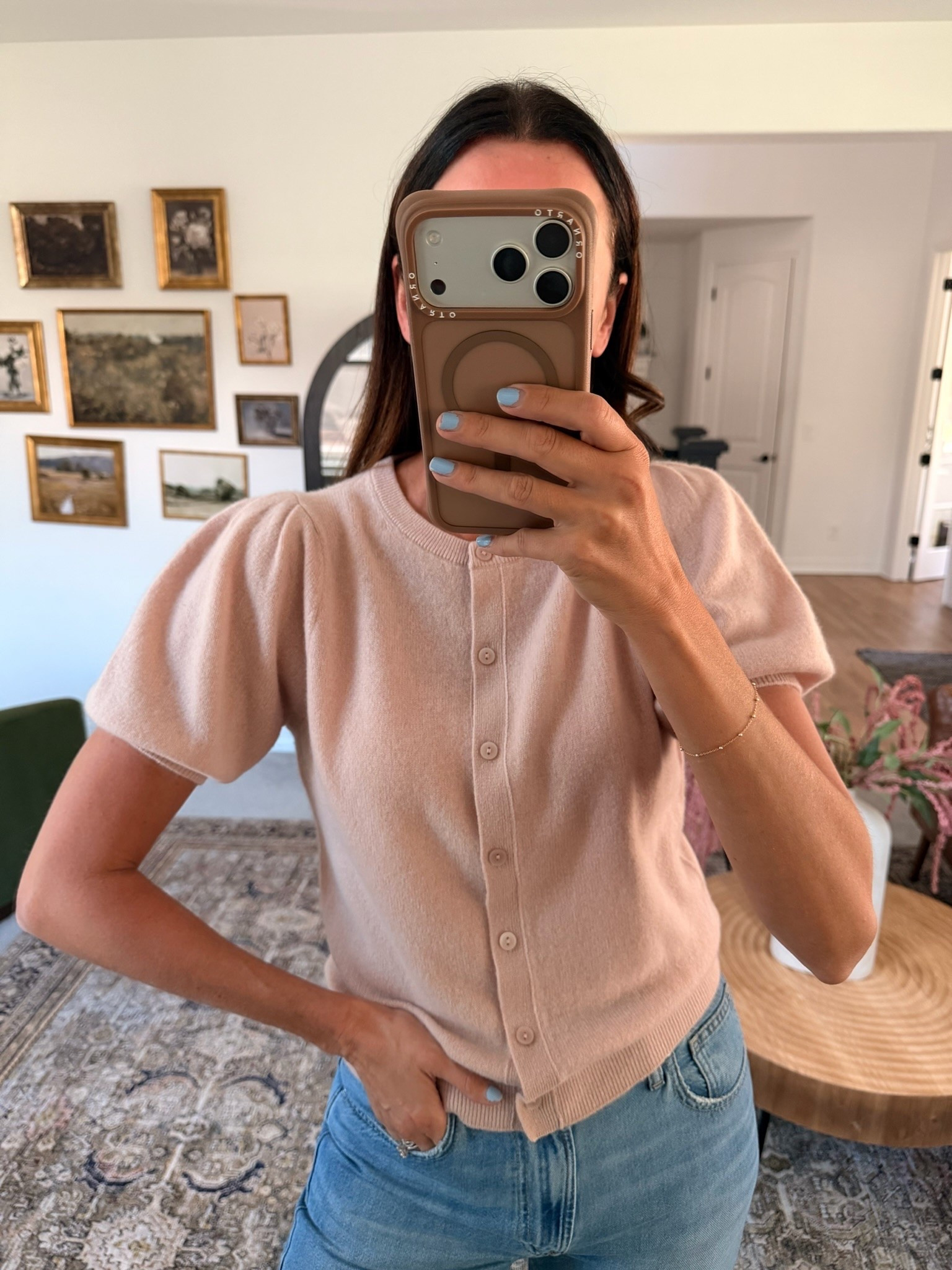 Not enough people are talking about this short sleeve cashmere sweater!! ￼ Currently on sale during the Nordstrom anniversary sale! Nsale￼

#LTKootd #LTKgrwm #LTKSaleAlert