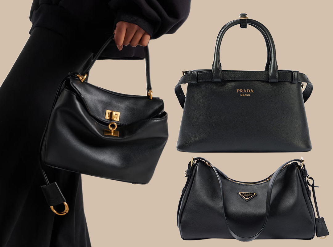 NEW BLACK BAGS

A few new black bags have caught my attention. I’ve already talked about a tan Balenciaga Rodeo in this post, but think it looks especially strong in black. The somewhat slouchy but still structured shape is appealing. And I love the subtle warmth the gold hardware brings to the Rodeo. My preference is the smaller of the sizes offered. Also in the same vein of slightly undone is Prada’s Buckle bag or the even simpler Aimee shoulder bag. These are all a nice departure from the more formal, structured bags that have been on my radar the last several years.

 

 #LTKSeasonal #LTKStyleTip