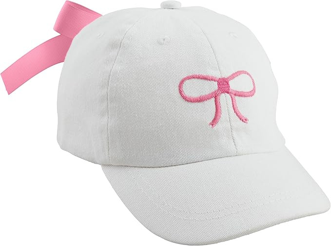 Mud Pie Children's Embroidered Hat with Bow | Amazon (US)
