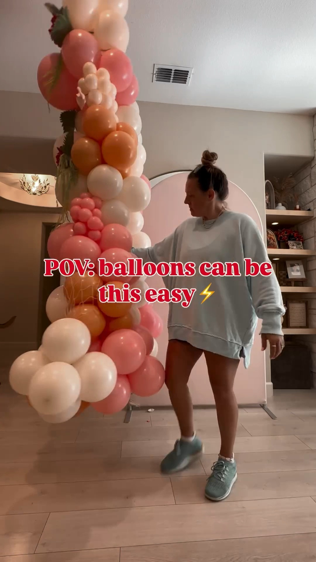 POV: balloon garlands can be this easy✨