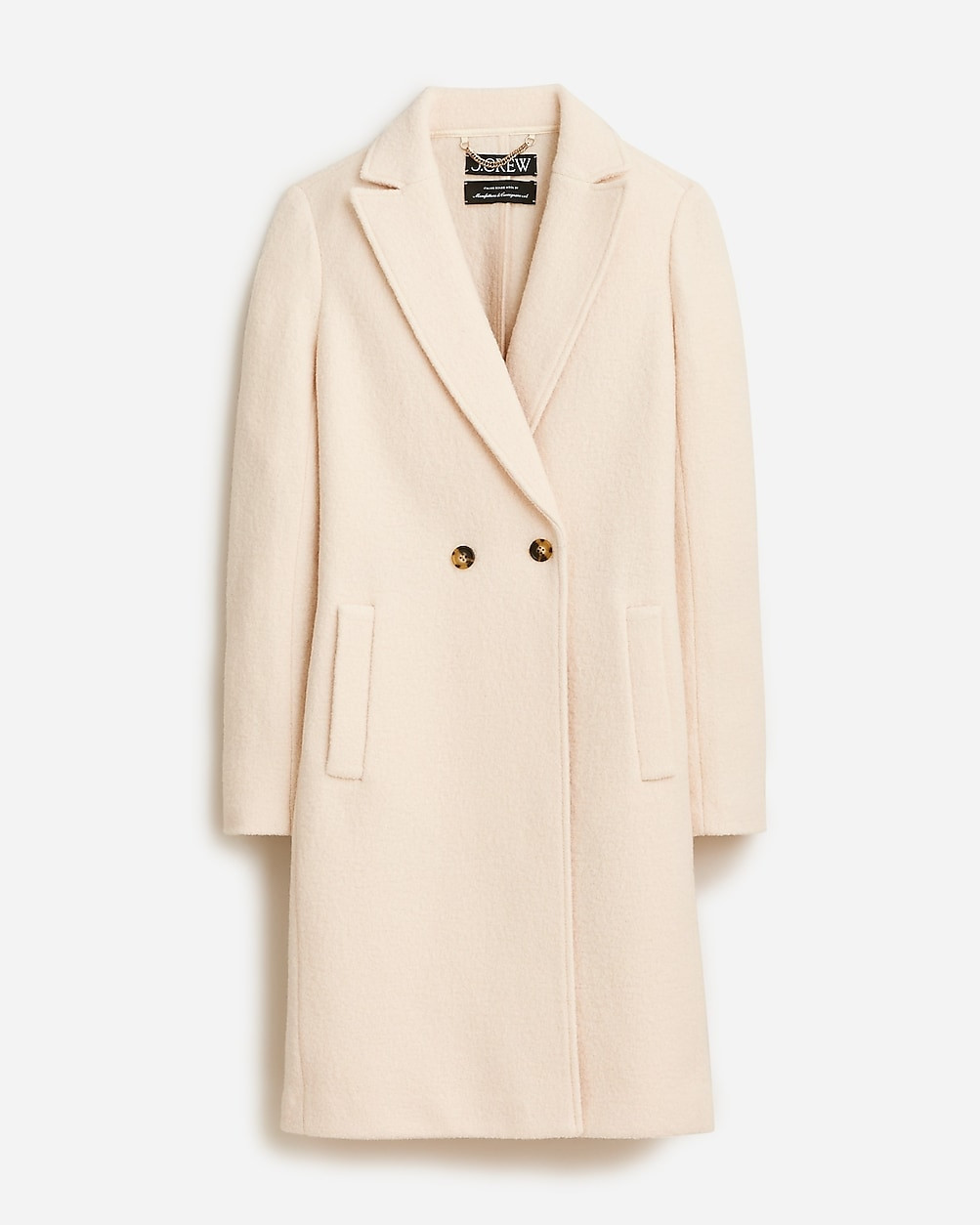 New Daphne topcoat in Italian boiled wool | J. Crew US