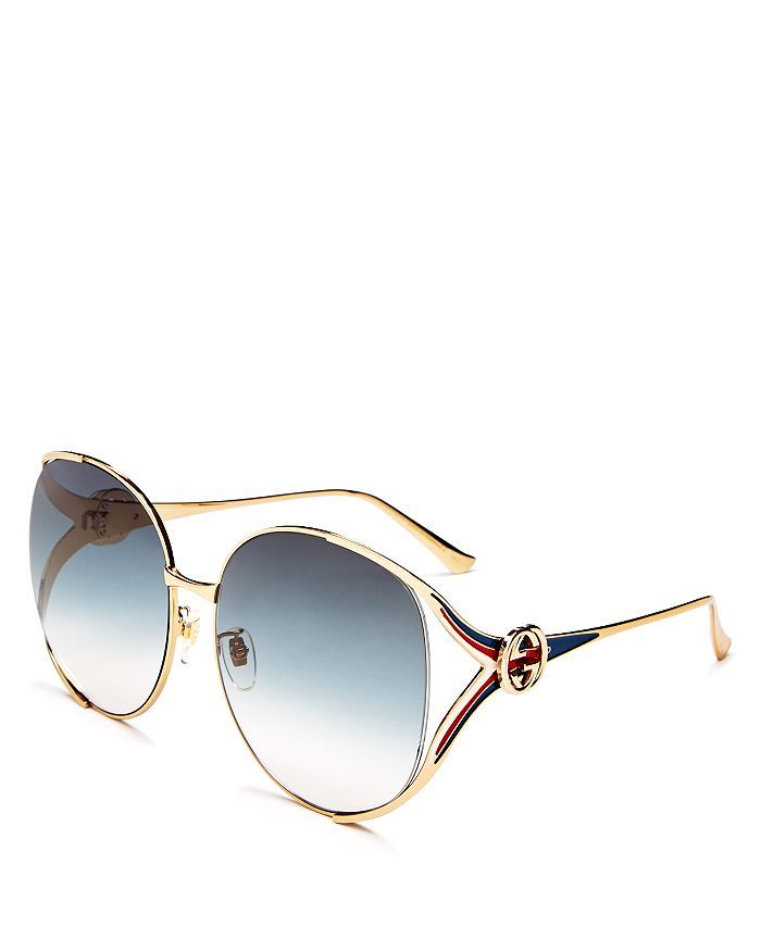 Women's Oversized Round Sunglasses, 63mm | Bloomingdale's (US)