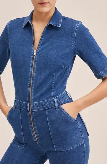 Women's Zip Front Denim Jumpsuit | Nordstrom