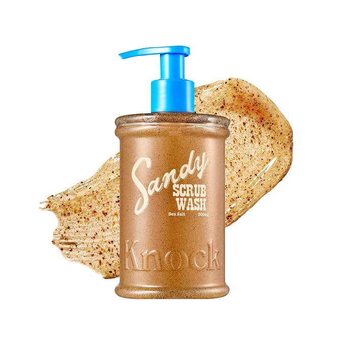 Knock Sandy Scrub Wash Sea Salt, Exfoliating Body Cleanser | Amazon (US)