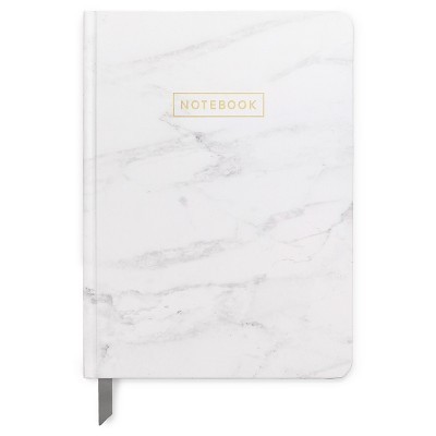 Lined Journal 5"x 7.25" Marble with Gold Foil - DesignWorks Ink | Target