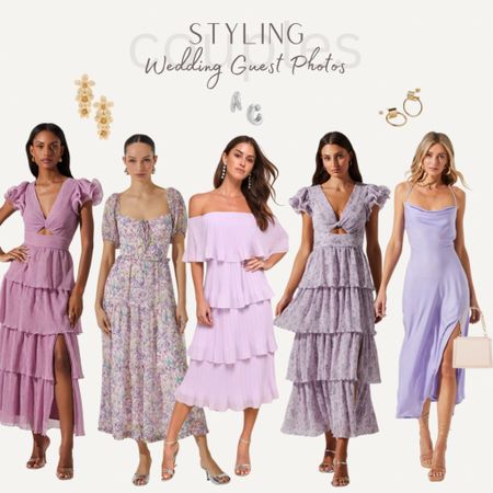 Wedding guest dresses in lilacs and purples that are perfect for spring weddings! 

#LTKSpringSale #LTKwedding #LTKstyletip