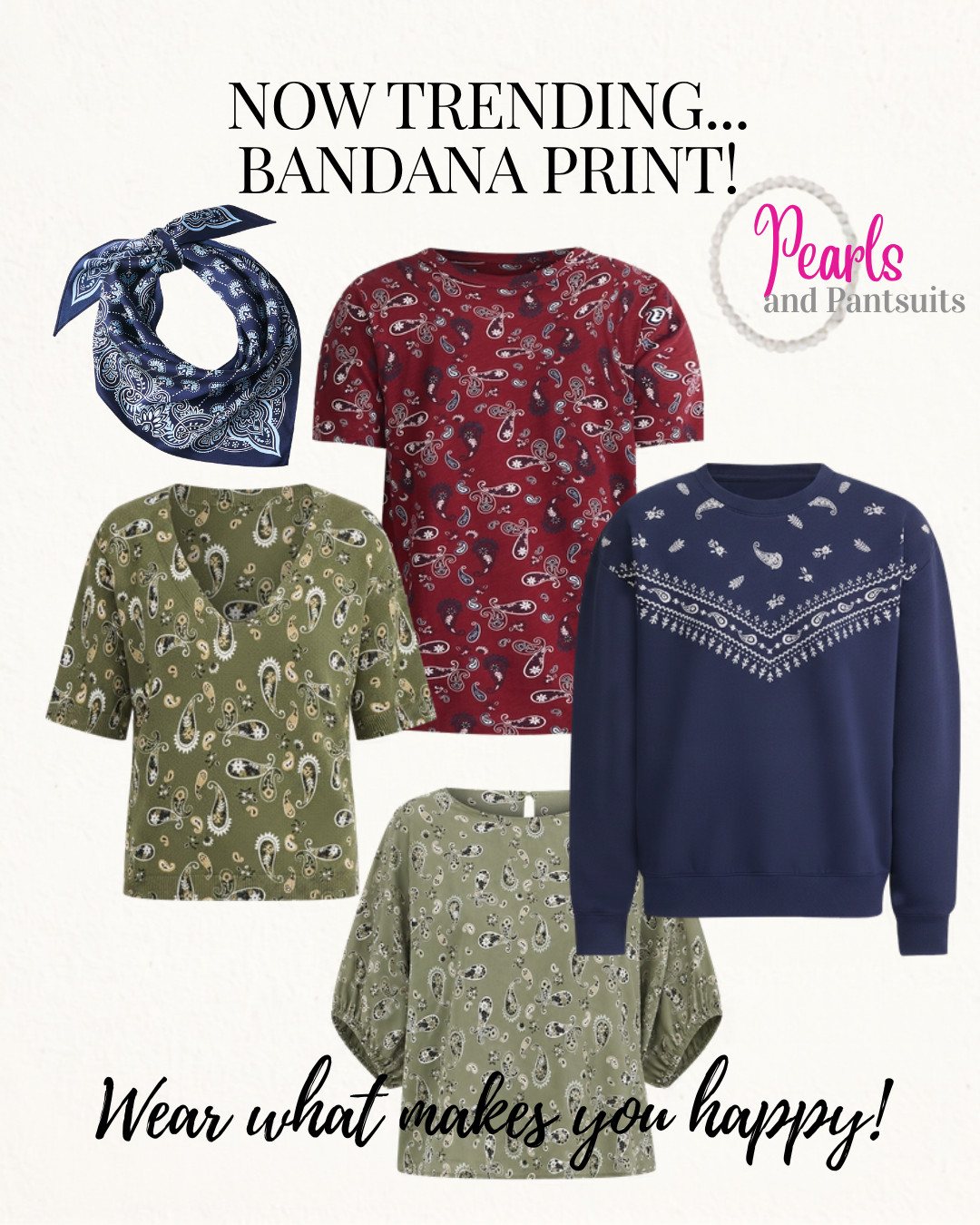 Bandana Print but make it elevated! 

 #LTKSeasonal #LTKOver40 #LTKMidsize