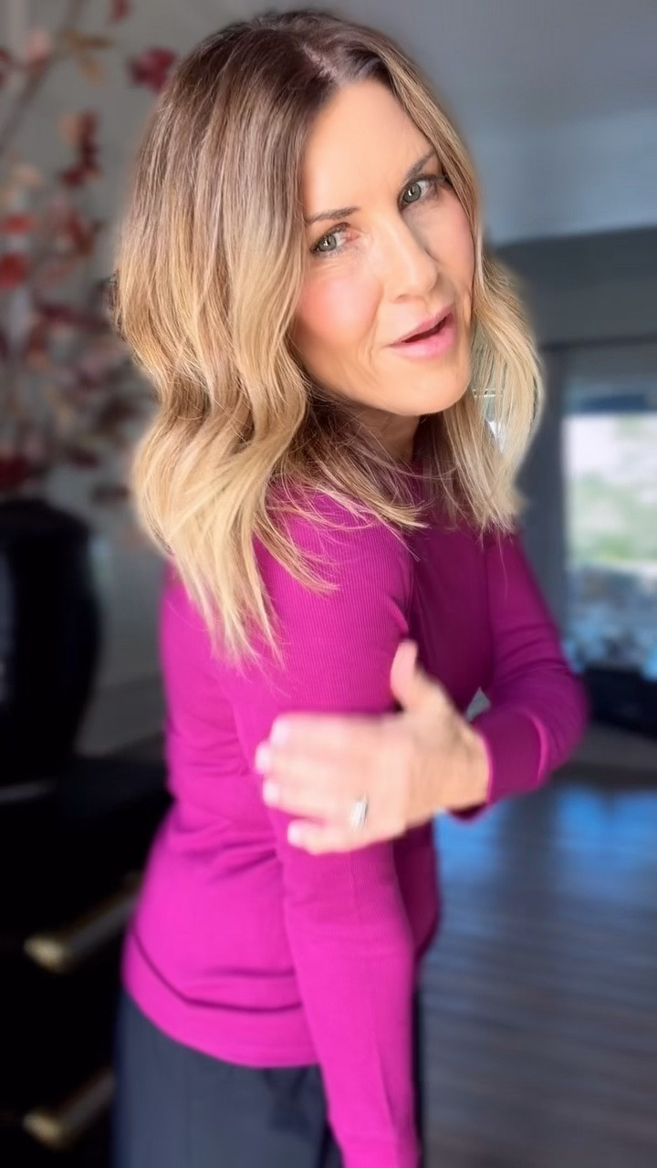 Wearing a size small in the ribbed tees on Walmart so good.

#LTKOver40