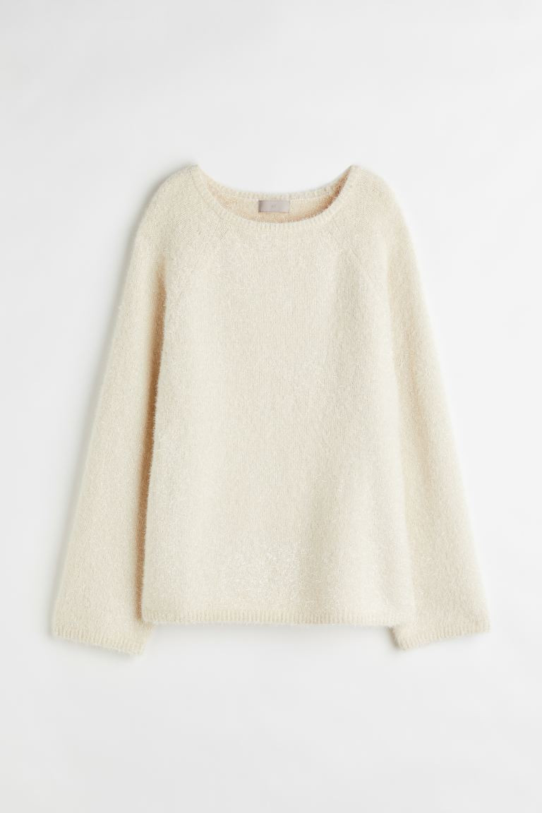 Oversized fluffy jumper | H&M (UK, MY, IN, SG, PH, TW, HK)