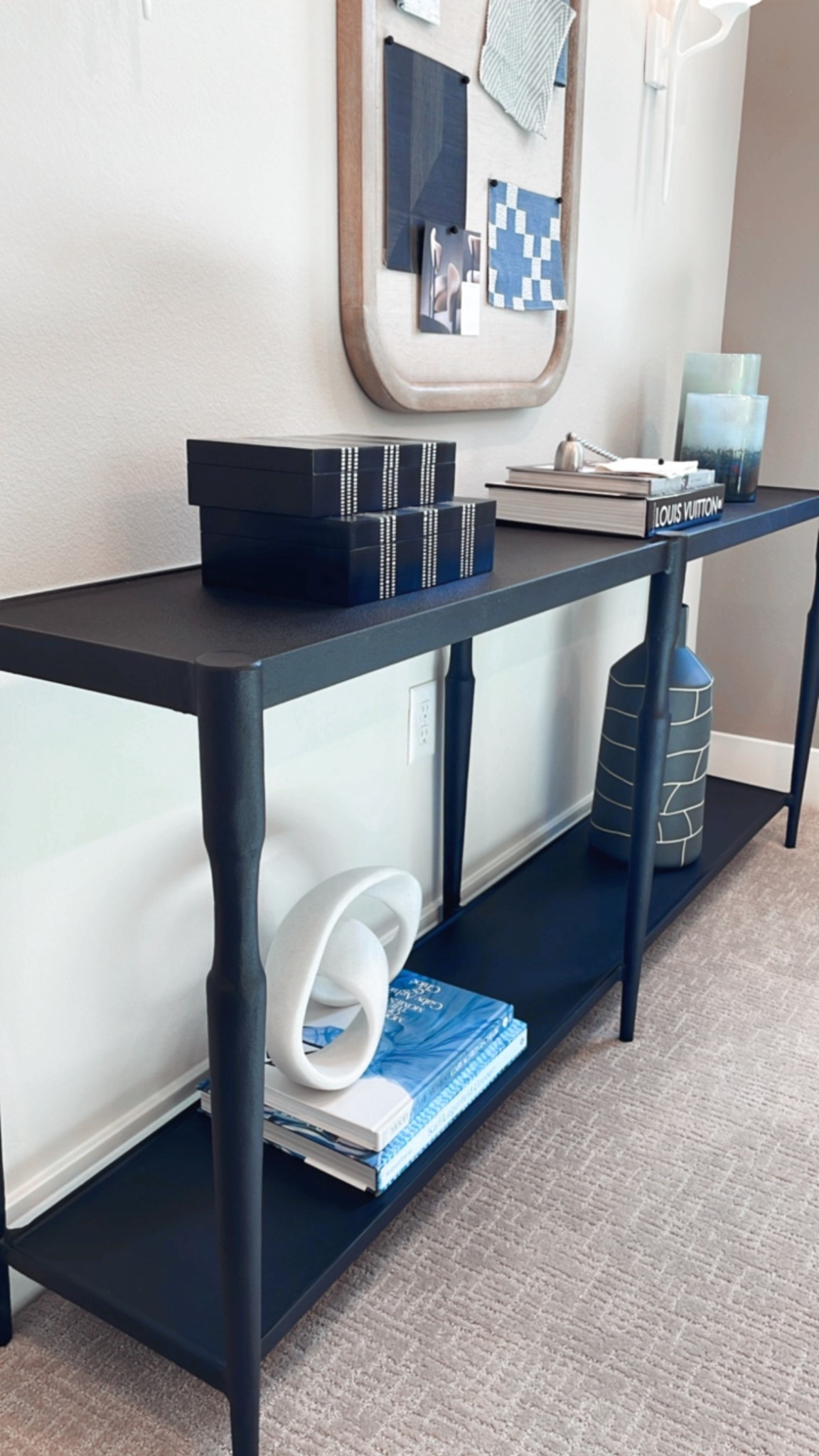 This skinny console table is perfect for a small room or narrow space. Long, but not too deep and a practical shelf on bottom. Perfect for an entryway, hallway or home office. 

#LTKHome #LTKSaleAlert

#LTKHome