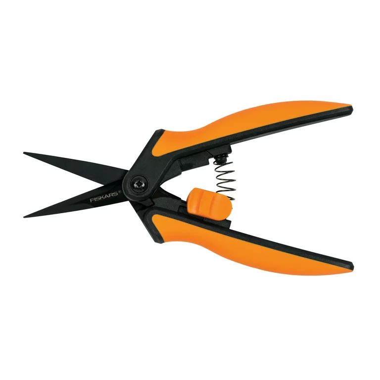 Fiskars Micro-Tip Pruning Snips Garden Tool with Steel Blade and SoftGrip Handle - Walmart.com | Walmart (US)