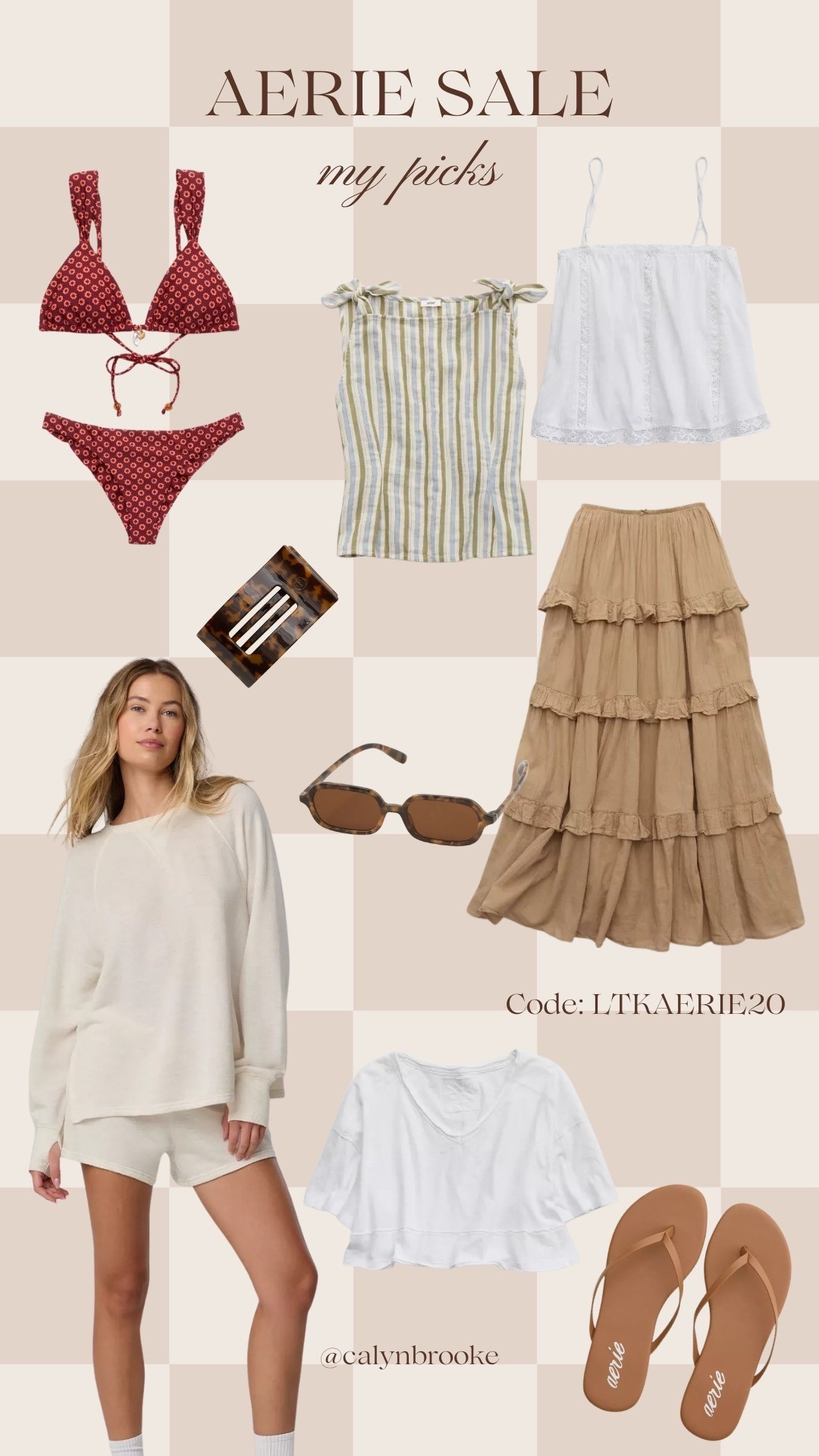 Aerie is doing 20% off with code LTKAERIE20 

 

#LTKootd #LTKSaleAlert #LTKgrwm