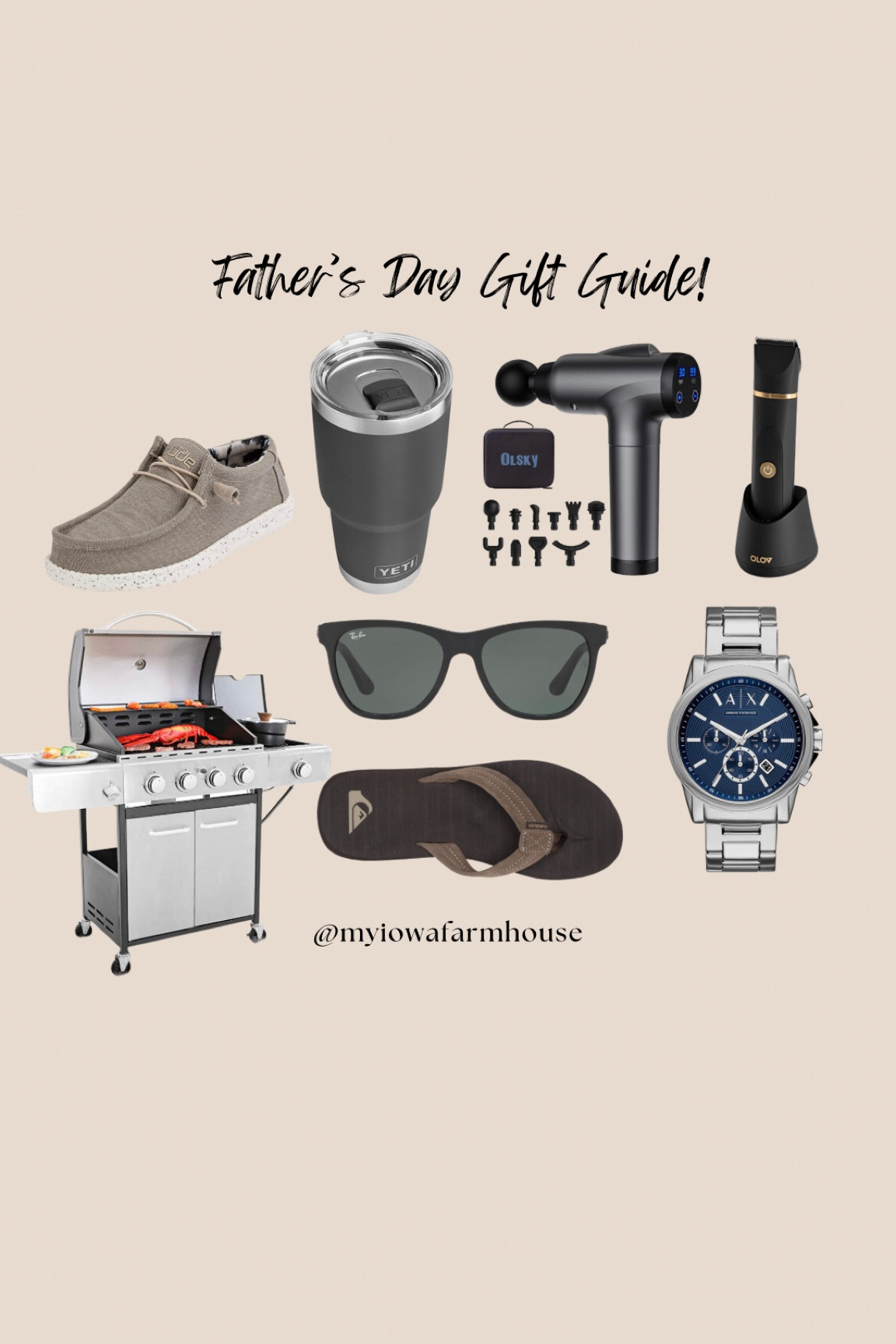 Father’s Day Gift Guide! Yeti tumbler, grill, Hey Dude shoes, men’s watch, men’s trimmer, Ray Bans!

#LTKmens #LTKFind #LTKstyletip