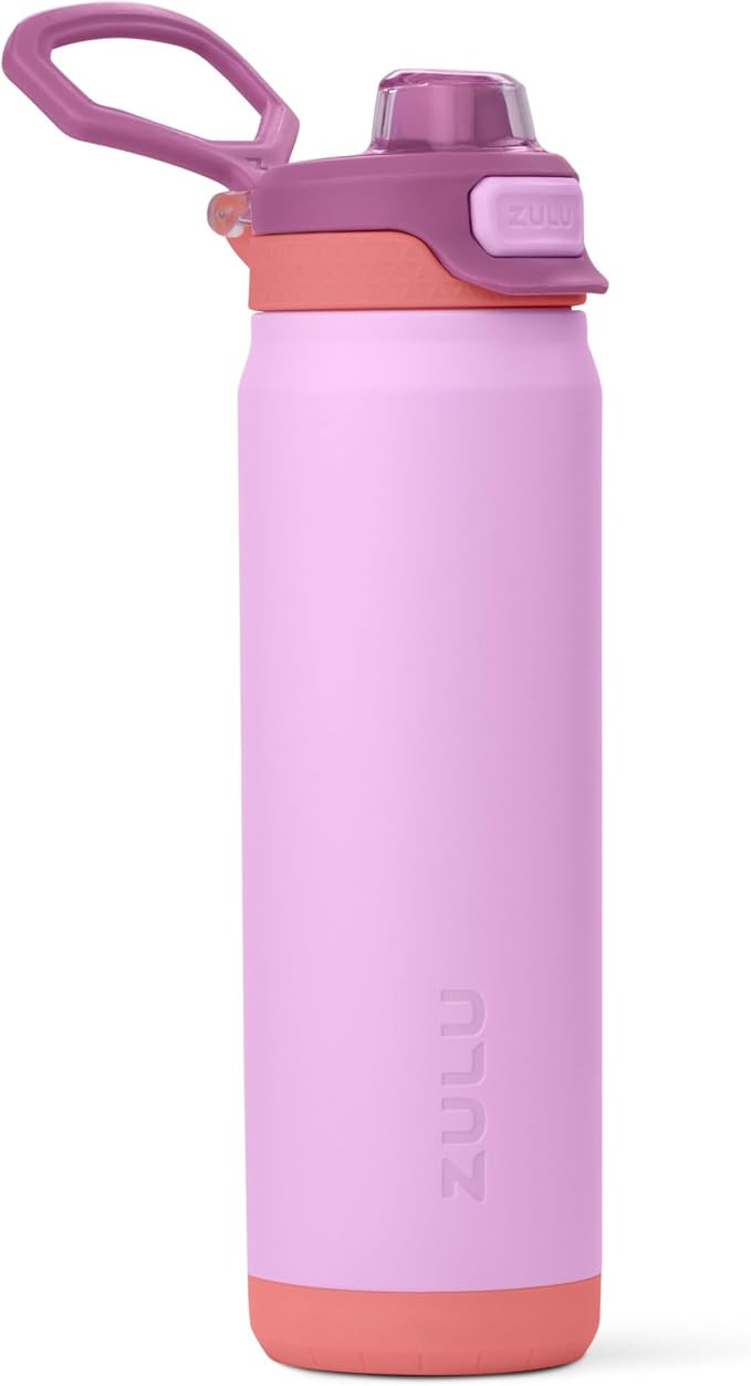 ZULU Powerfill Pro 24oz Stainless Steel Water Bottle with Quick Fill Lid, Triple Walled Vacuum In... | Amazon (US)