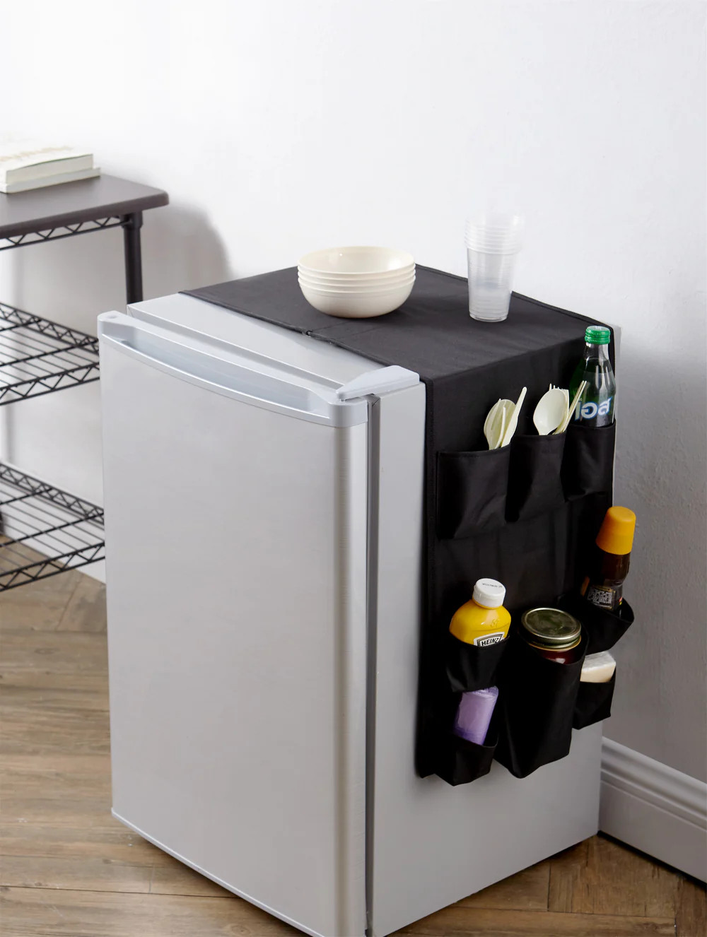 Double Cookin Caddy® Kitchen Organizer - Black - Dormify | Dormify