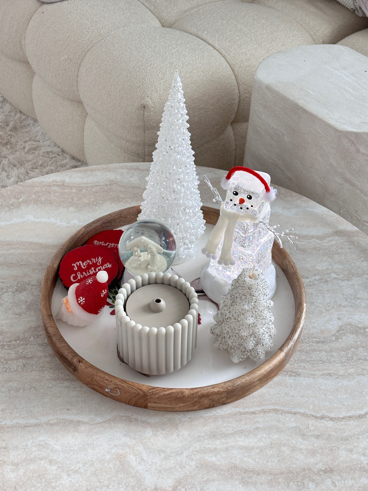 my Christmas 2024 coffee table decor☃️♥️

Cozy Christmas decor. Holiday decor. Christmas serve wear. Gingerbread man holiday decor. Christmas throw. Christmas couch decor. Cozy holiday home decor. Christmas couch decorations. Winter holiday decor. Snowflake pillow. Christmas throw blanket. Traditional Christmas decor. Sale. Snowman holiday decoration. Aesthetic diffuser. Snow globe. Nativity scene. Christmas tree.  Santa candle. Christmas holiday coaster. Amazon Christmas finds. Gifts for her. Christmas gift ideas for mom  
#LTKHoliday #LTKCyberWeek 
#LTKHolidaySale #LTKGiftGuide #LTKsalealert #LTKfindsunder50 #LTKU

#LTKSeasonal #LTKstyletip #LTKhome