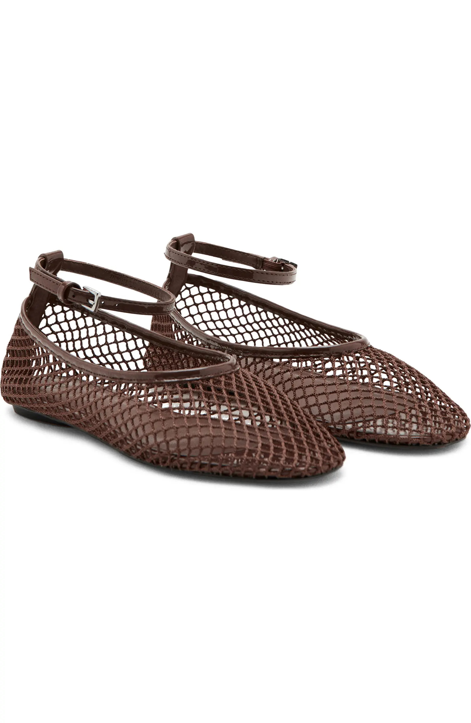 MANGO Ankle Strap Ballet Flat (Women) | Nordstrom | Nordstrom