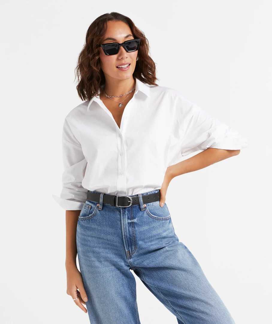 LENI OVERSIZED SHIRT | Sportsgirl