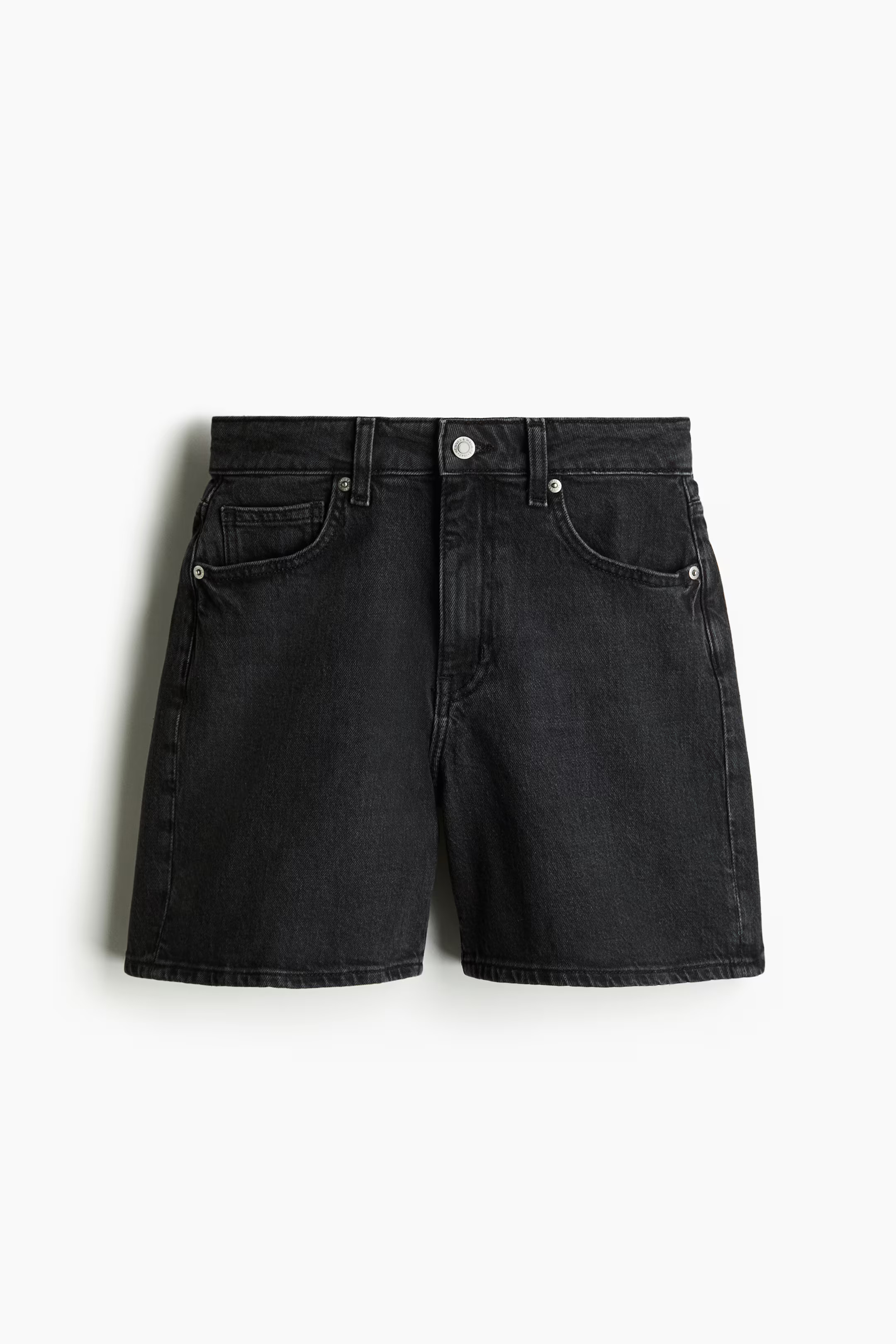 High-waisted denim shorts | H&M (UK, MY, IN, SG, PH, TW, HK)