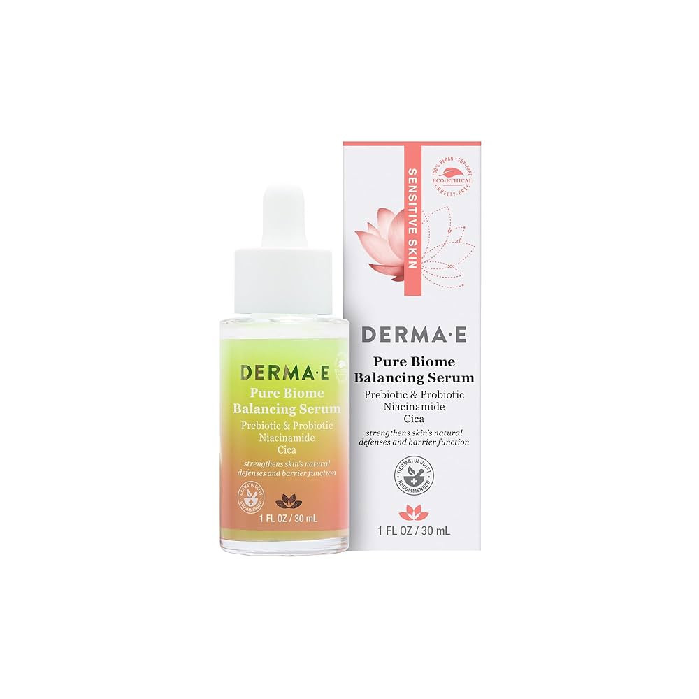 DERMA E, Pure Biome Balancing Serum, 30 ml (1 fl.oz) | Amazon (US)