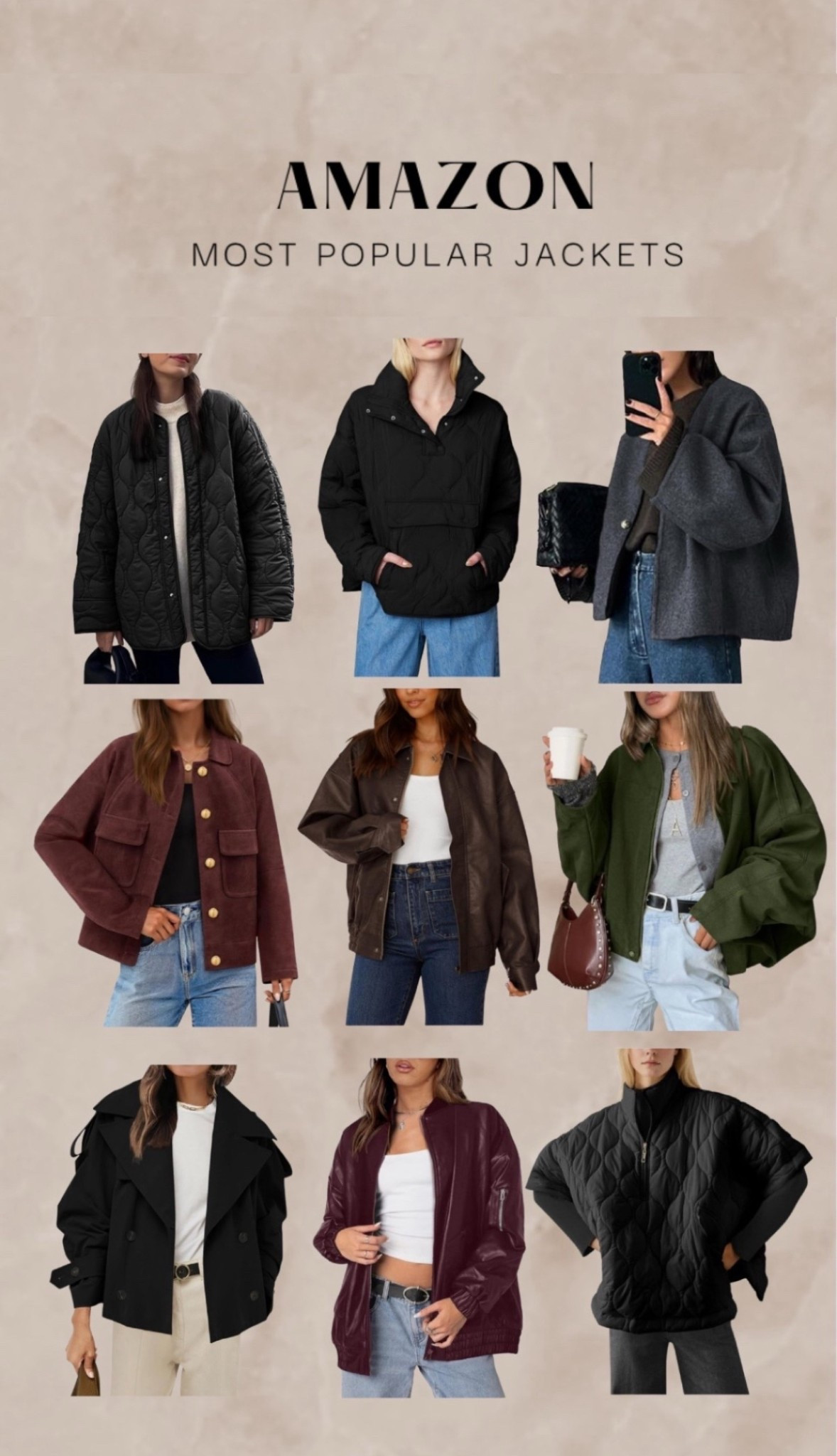 fall jackets.  cool girl jackets #jackets #amazonjacket 